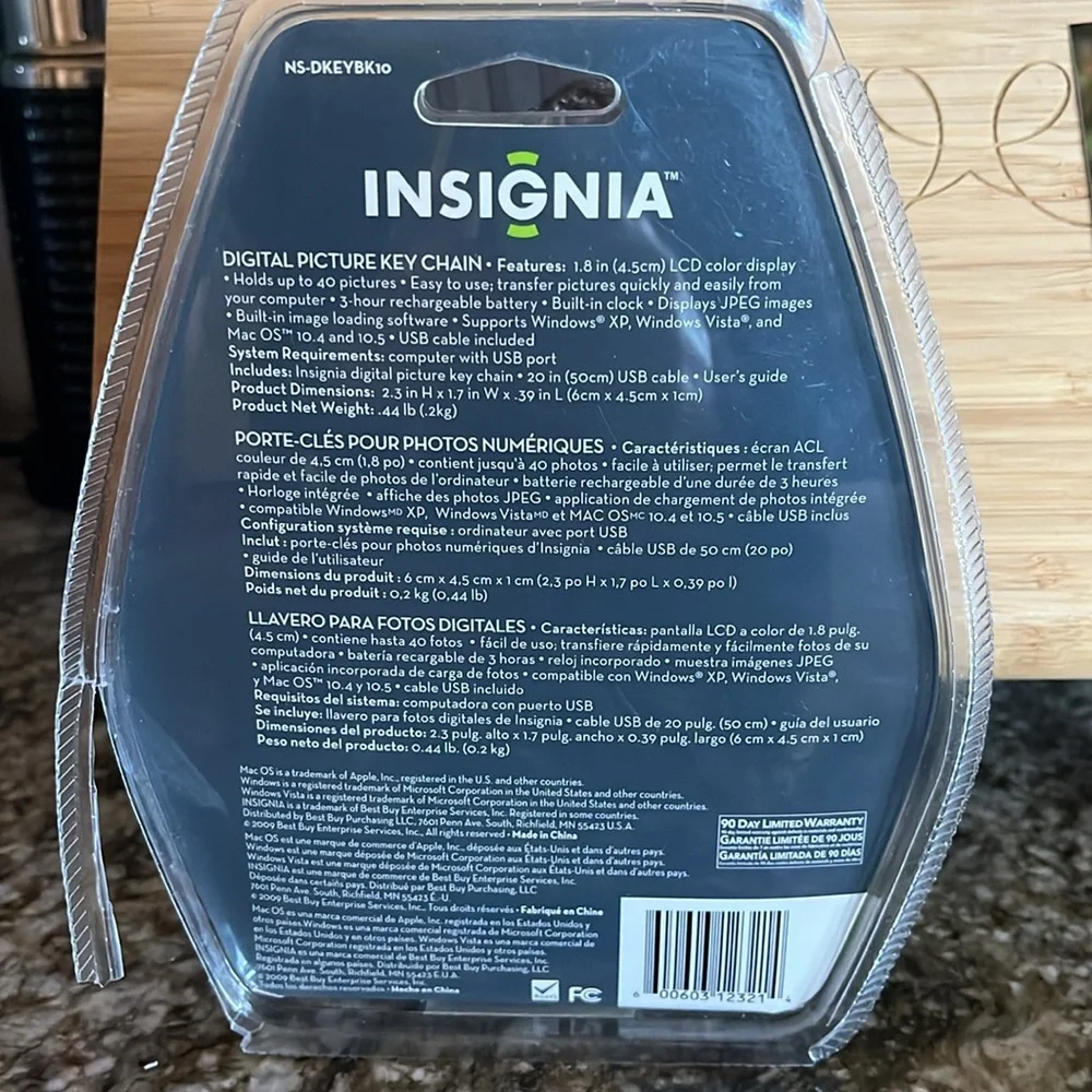Insignia Digital Picture Key Chain